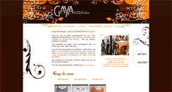 Desktop Screenshot of gaya-boutique.com